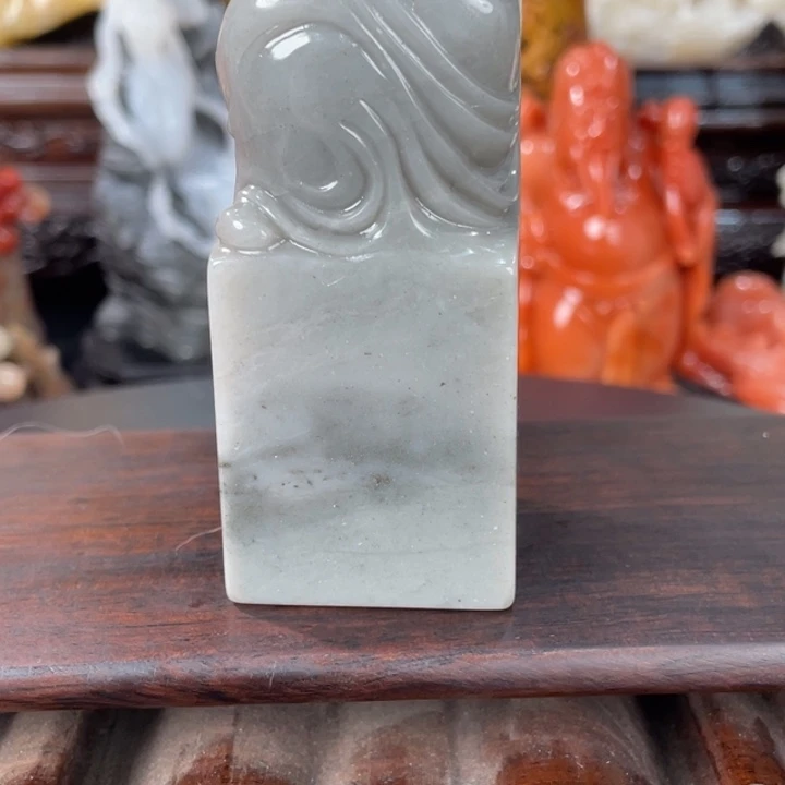 寿山石恬**水寿山石精品印章摆件