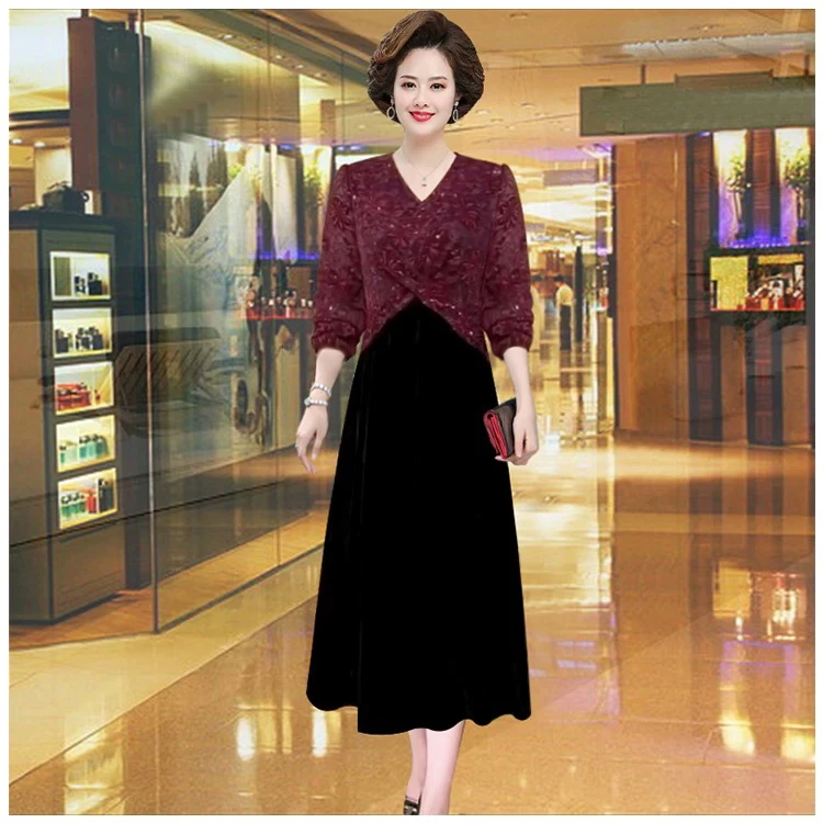 1155时尚气质显瘦连衣裙