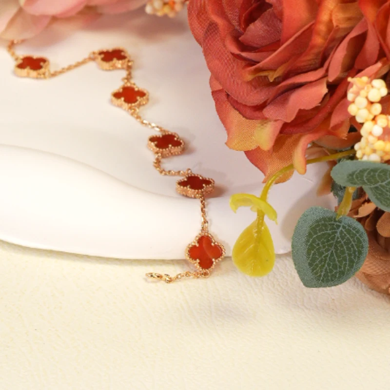 铜合金合成锆石手链 【A2065】小六手链 轻奢时尚设计款-LH