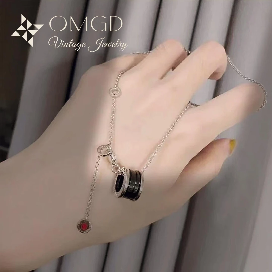 OMGD 铜合金项链 【A5103】TH欧美时尚设计师轻奢项链