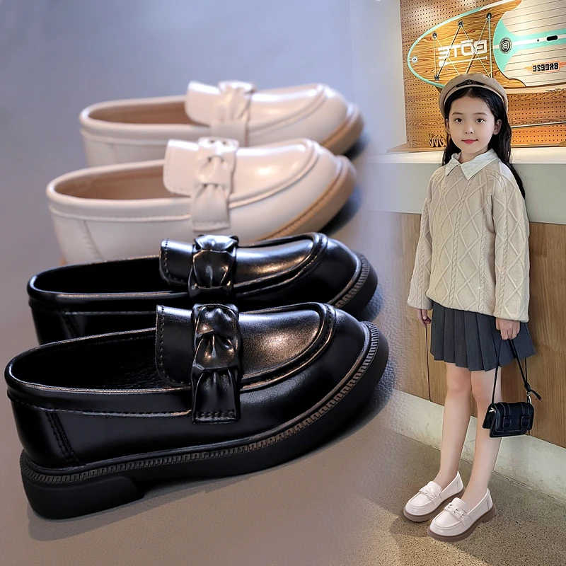 24-36女童小皮鞋2024春秋儿童单鞋软底防滑百搭公主鞋女宝乐福鞋