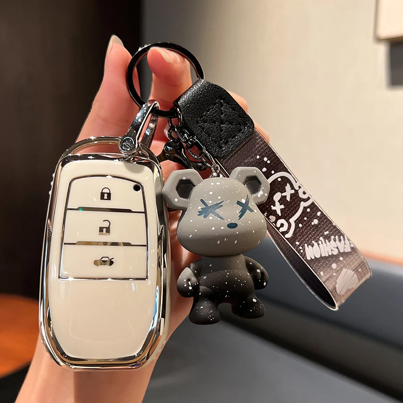 适用丰田钥匙套凯美瑞卡罗拉雷凌汉兰达亚洲龙荣放chr威兰达扣包