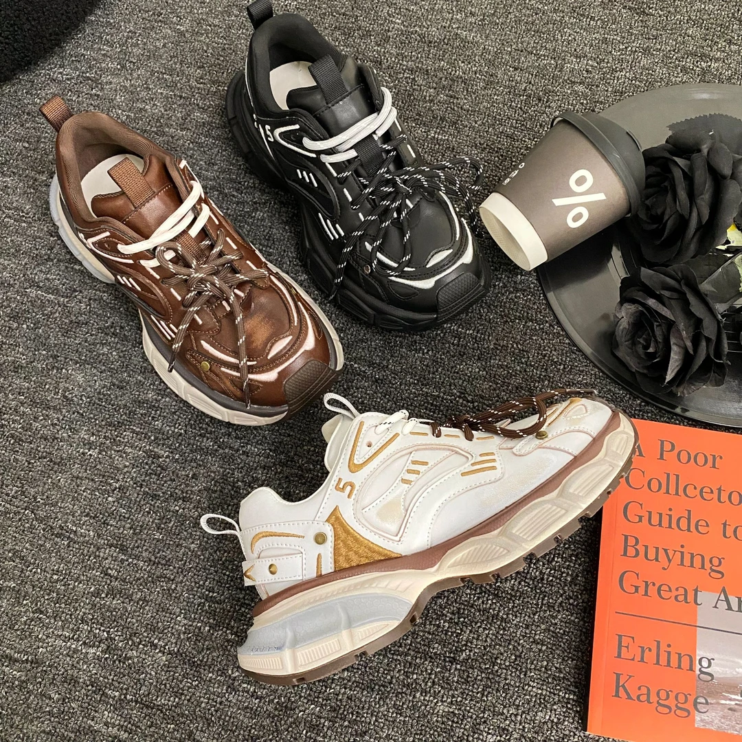 网红秋季休闲鞋鞋子女鞋运动鞋厚底百搭老爹鞋秋季ins