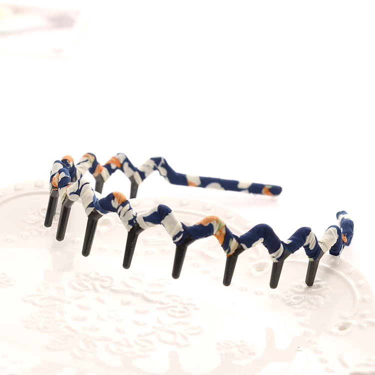 【主播福利】雪纺豹纹缠绕带齿复古造型厂家批发豹纹缠绕带