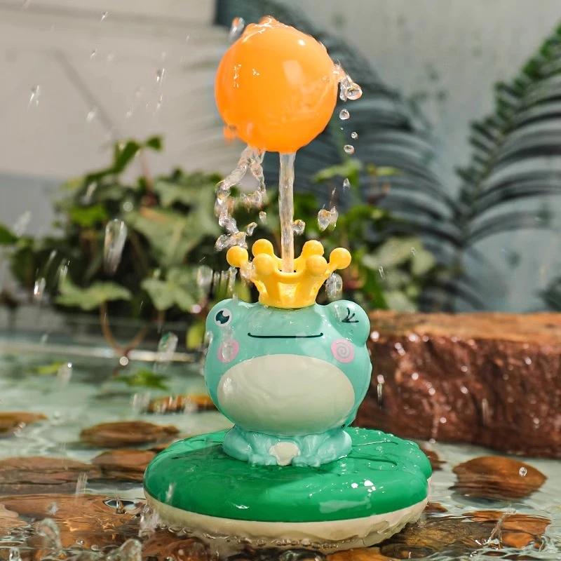 电动喷水青蛙宝宝洗澡玩具儿童戏水浴室玩具婴儿男孩女孩洗澡神器