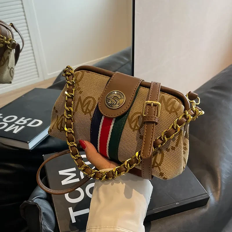 夏季百搭帆布小包包女2024新款高级质感斜挎包休闲时尚单肩小方mu