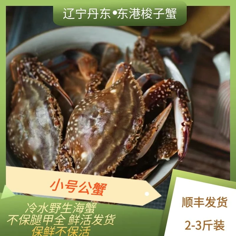【保鲜不保活】小公蟹可能有母2两左右/只3斤15只左右不保腿甲全