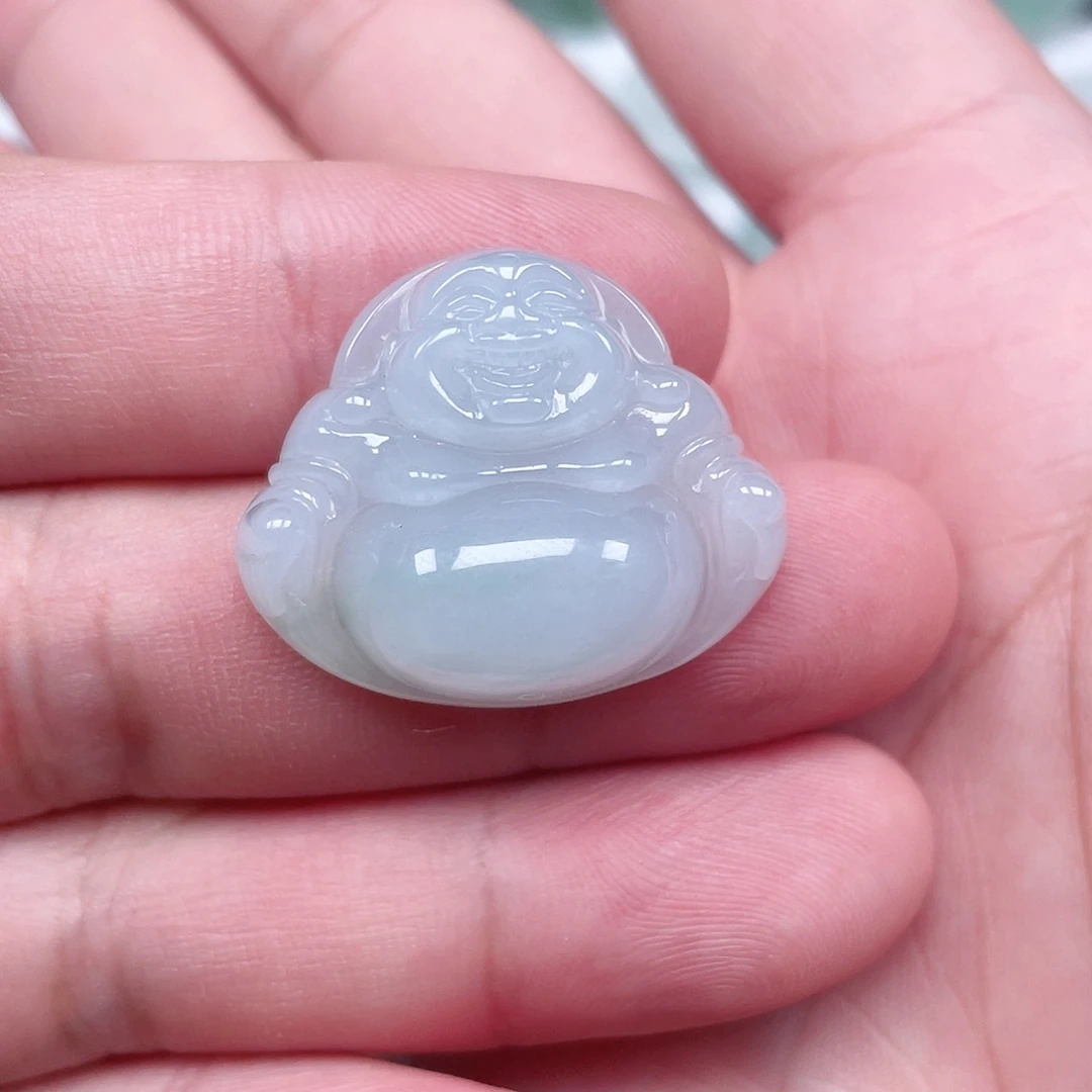 翡翠颈饰未镶嵌佛公