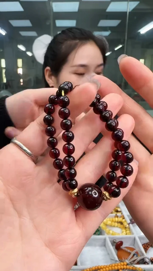 【闪购商品】琥珀手链未镶嵌1220-021