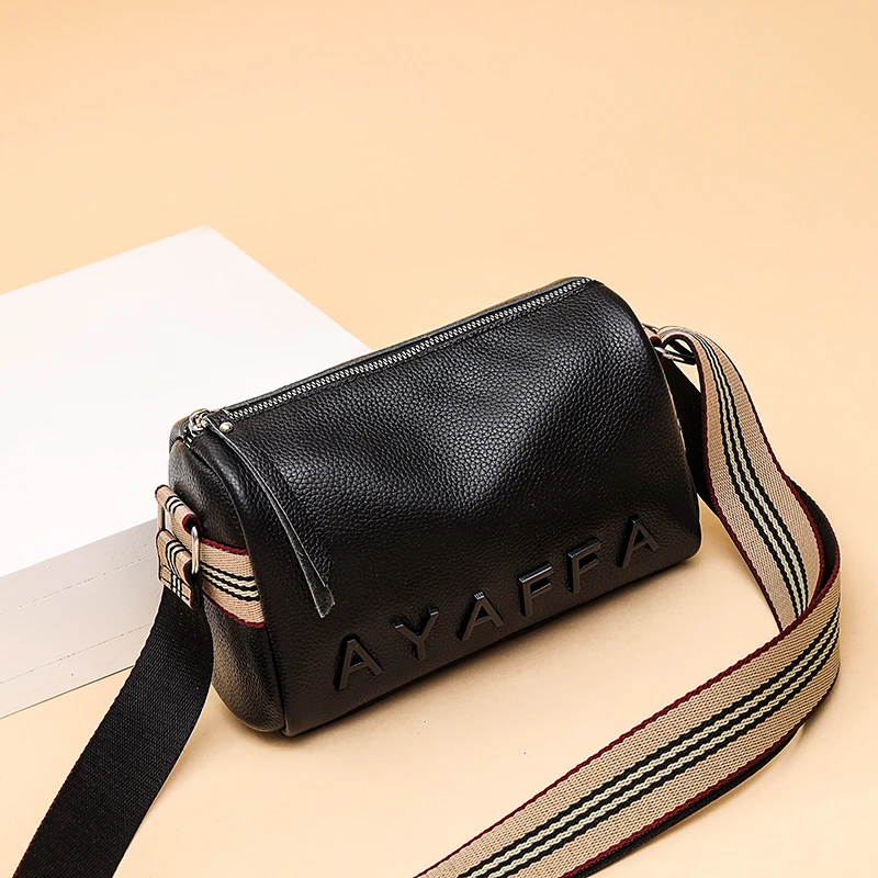 韩版休闲软皮女包包2025夏季新款潮时尚真皮质感单肩包百搭斜挎