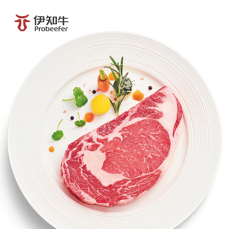 美国安格斯谷饲极佳眼肉牛排180g火锅食材