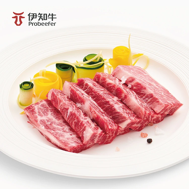 美国安格斯谷饲极佳牛小排180g火锅食材