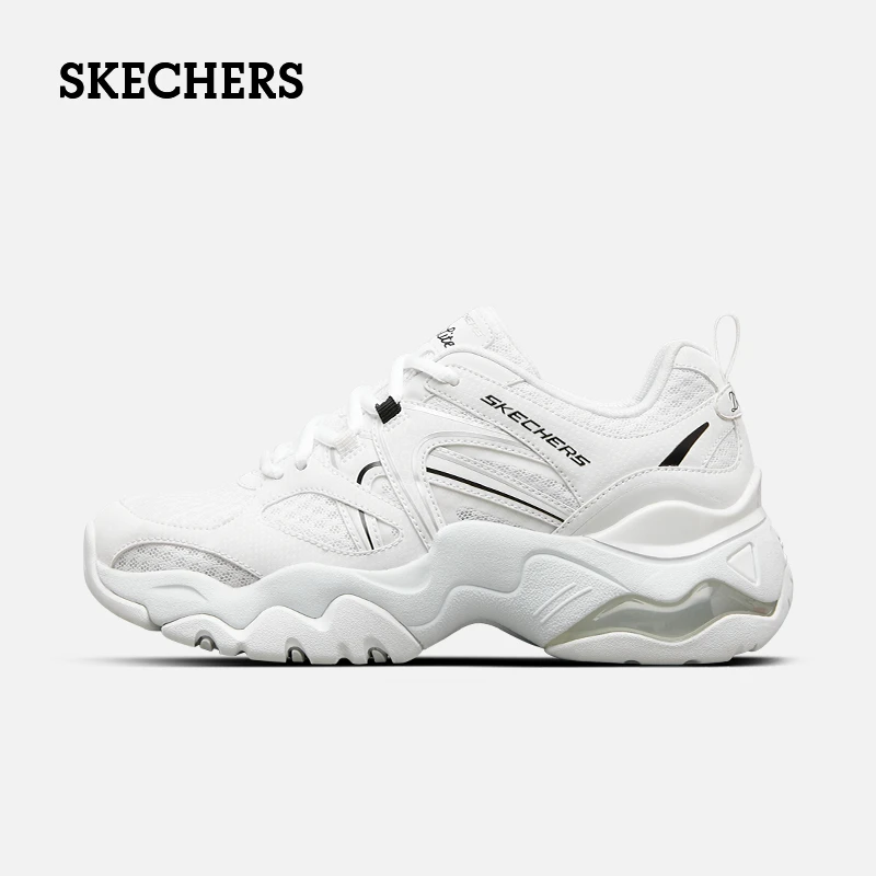 斯凯奇【泡泡熊】女款夏季网面透气休闲老爹运动增高熊猫鞋896025