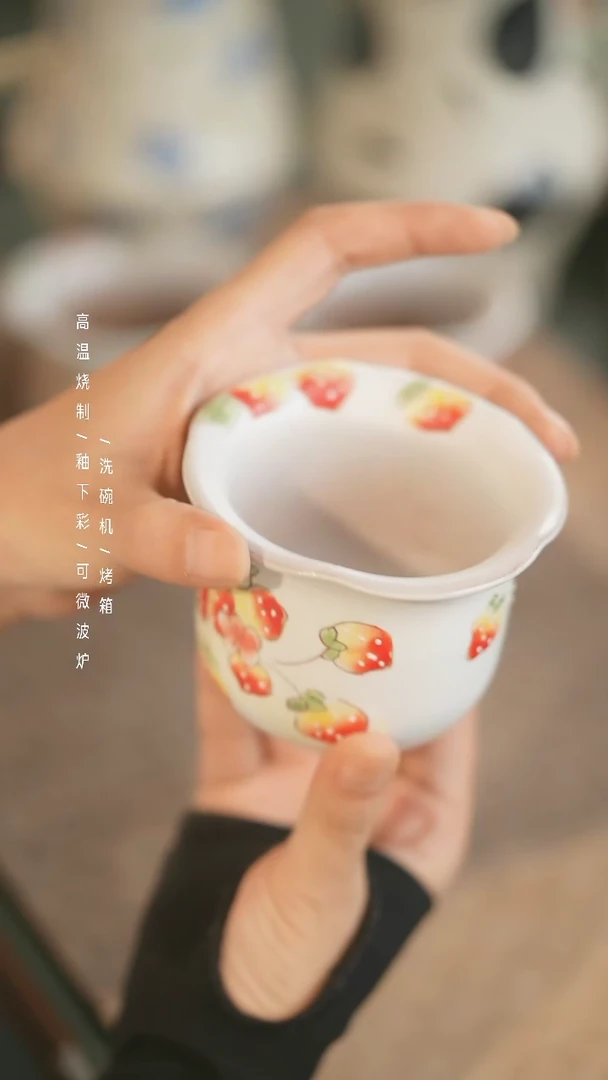 【闪购商品】碗如花手绘陶瓷餐具@@RHA359