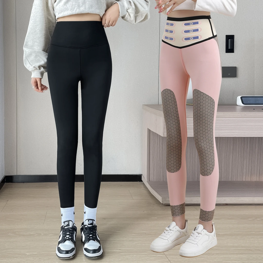 黑金乳胶鲨鱼裤女士外穿紧身裤秋冬高腰提臀瑜伽裤芭比打底裤2211