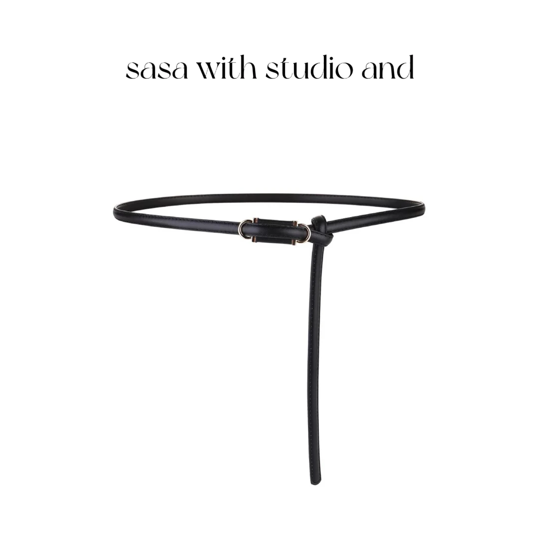 百搭系腰带高级感装饰简约腰带可调节细皮带 YD101