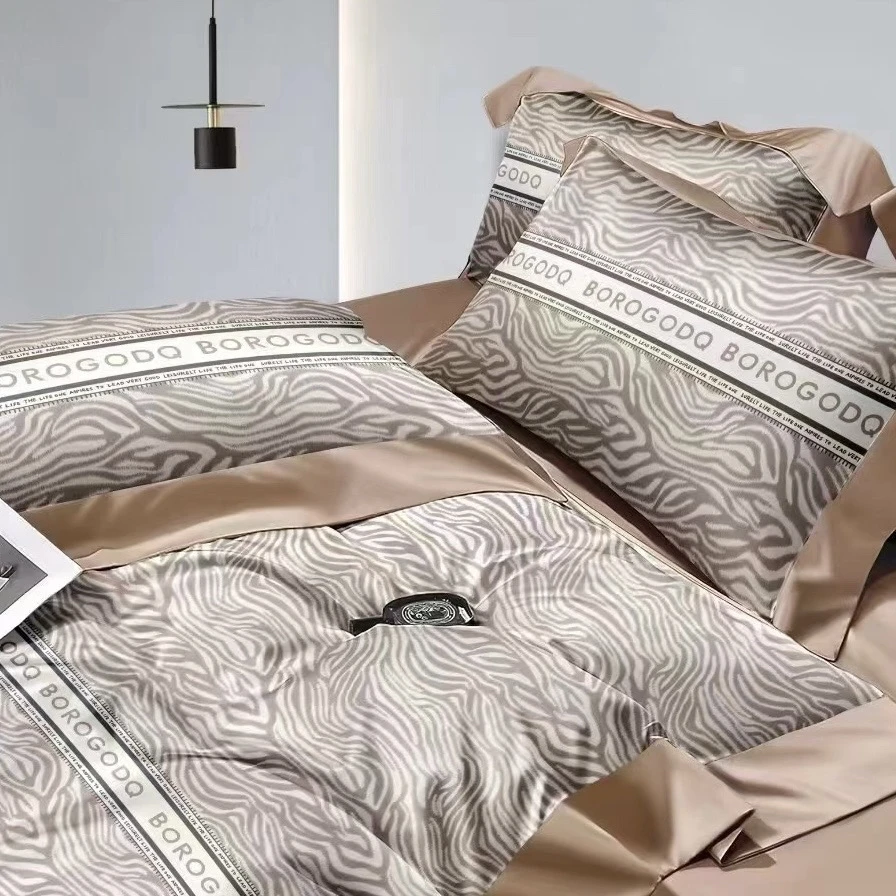 孤品【金太阳纯棉四件套】磨毛纯棉数码印花AB版