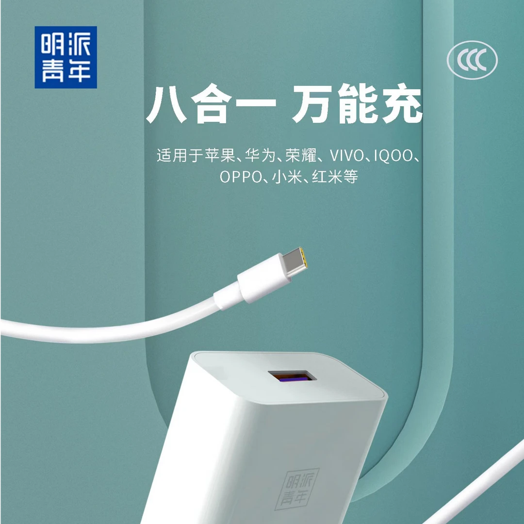 Z75—T  Z76-T明派青年全兼容快充8合一套装充电器