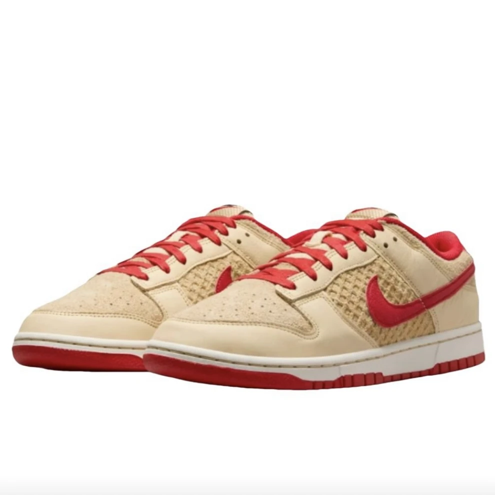 Nike Dunk 防滑耐磨 复古运动 低帮 男款  红色/棕色HJ9100-294