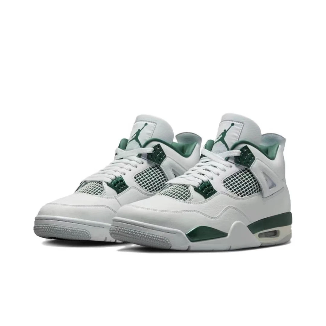 Air Jordan 4 AJ4白绿中帮运动休闲复古篮球鞋FQ8138-103