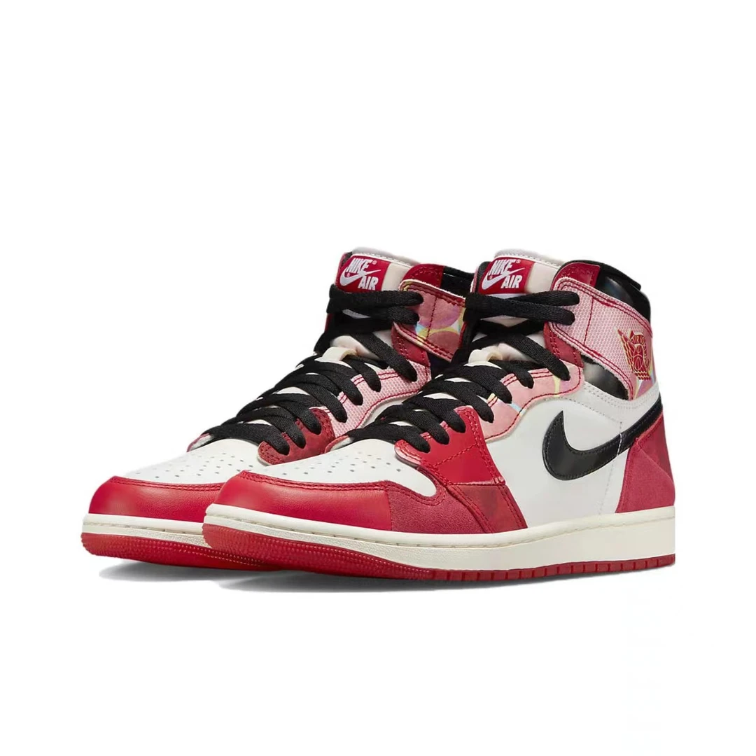 Air Jordan 1 AJ1 蜘蛛侠2.0 红黑 复古篮球鞋DV1748-601