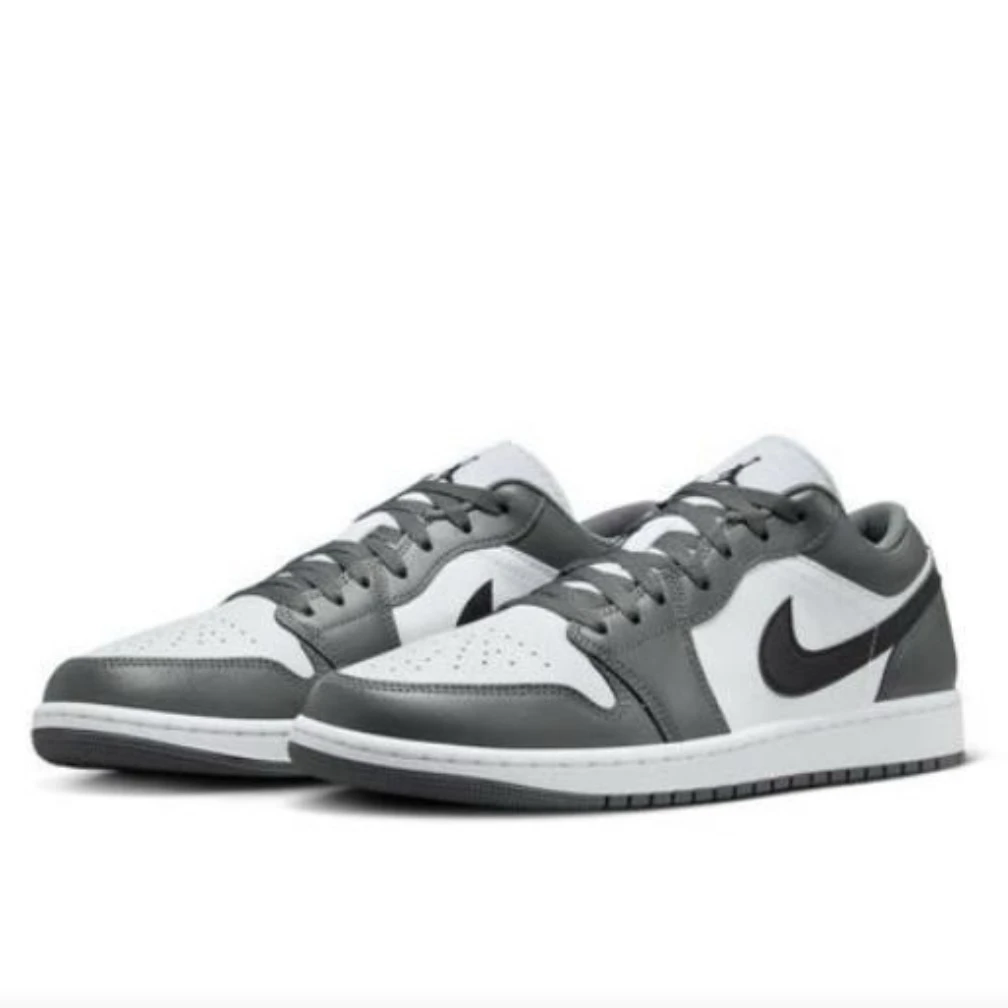 耐克Air Jordan 1 Low防滑耐磨 低帮 复古篮球鞋  灰色553558-152