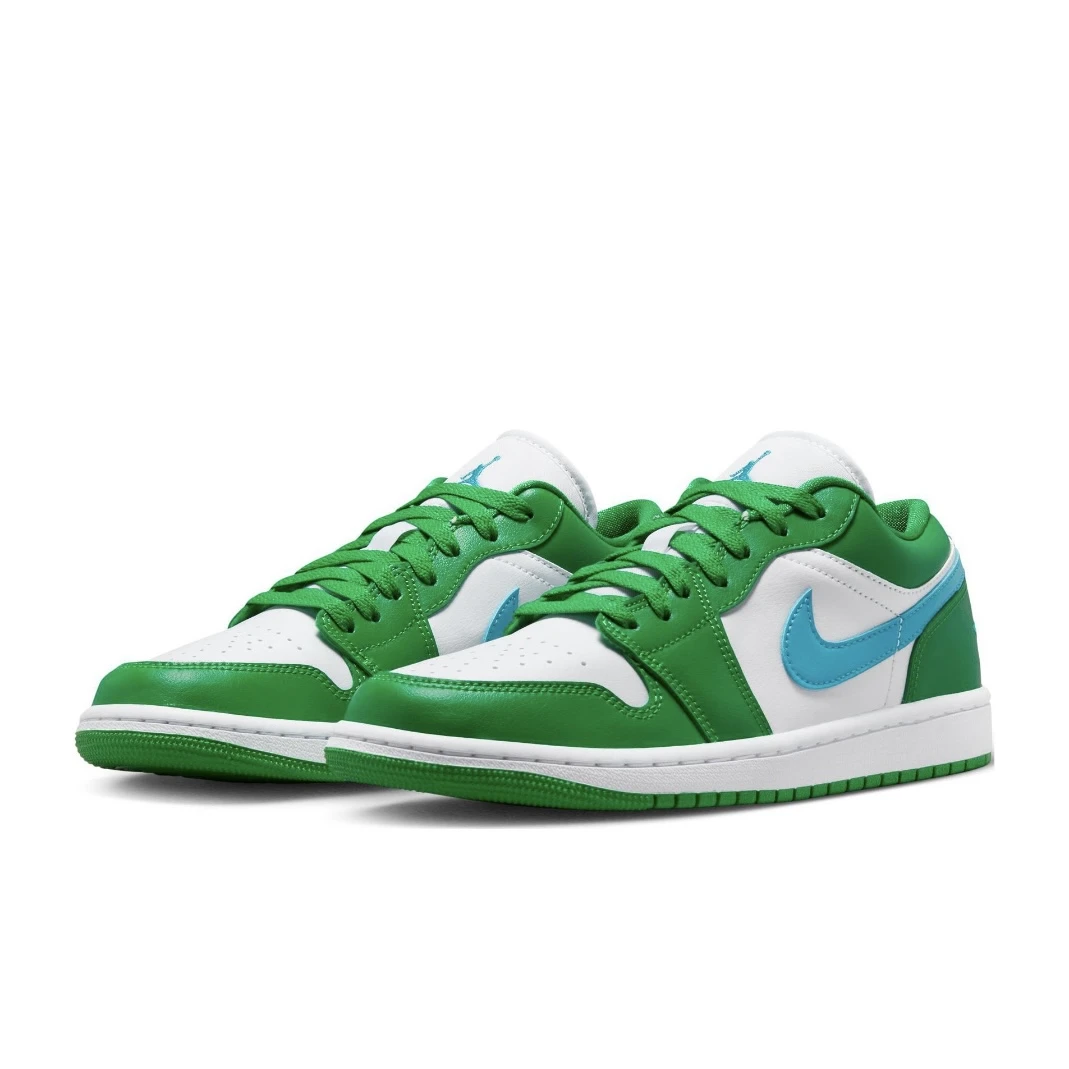Air Jordan 1 Low AJ1 白绿蓝 低帮复古篮球鞋DC0774-304