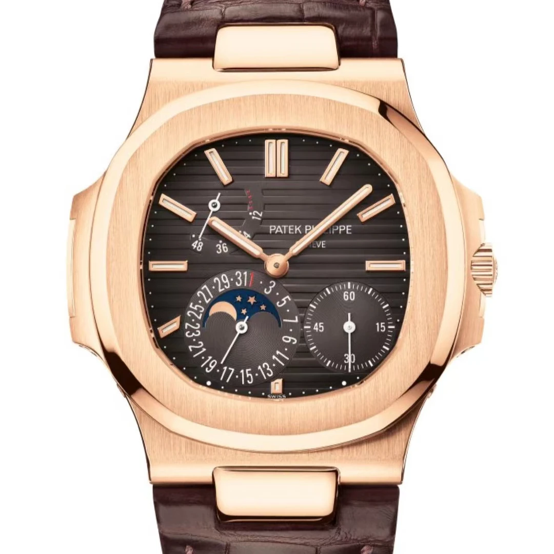 99新 Patek Philippe/百达翡丽 哈奢馆/名表/鹦鹉螺/5712/单表