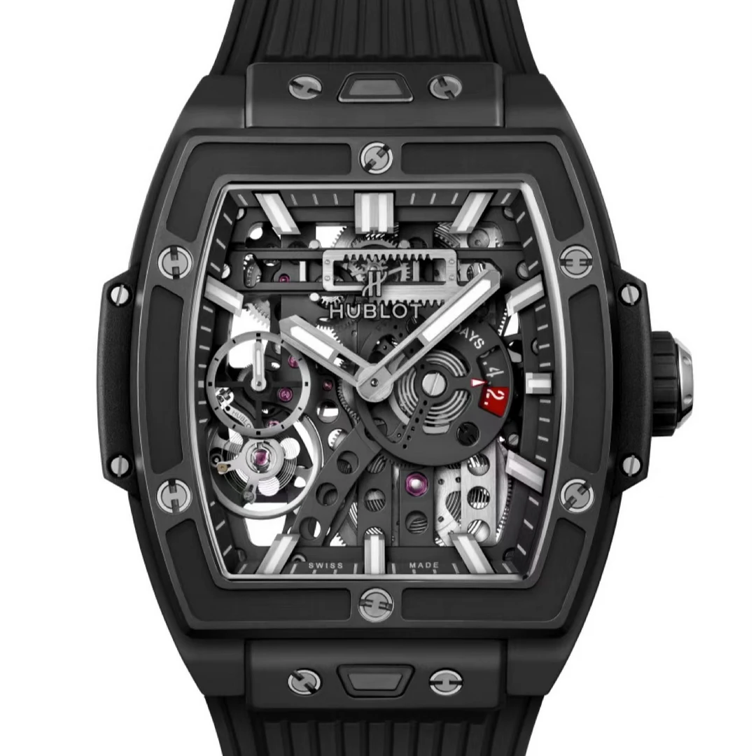 99新 Hublot/宇舶表 哈奢馆/潮人/宇舶614/酒桶十日链/45mm/全套