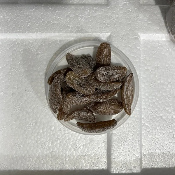 解馋办公室零食福建特产青津果盐津无核橄榄条开胃500g/罐