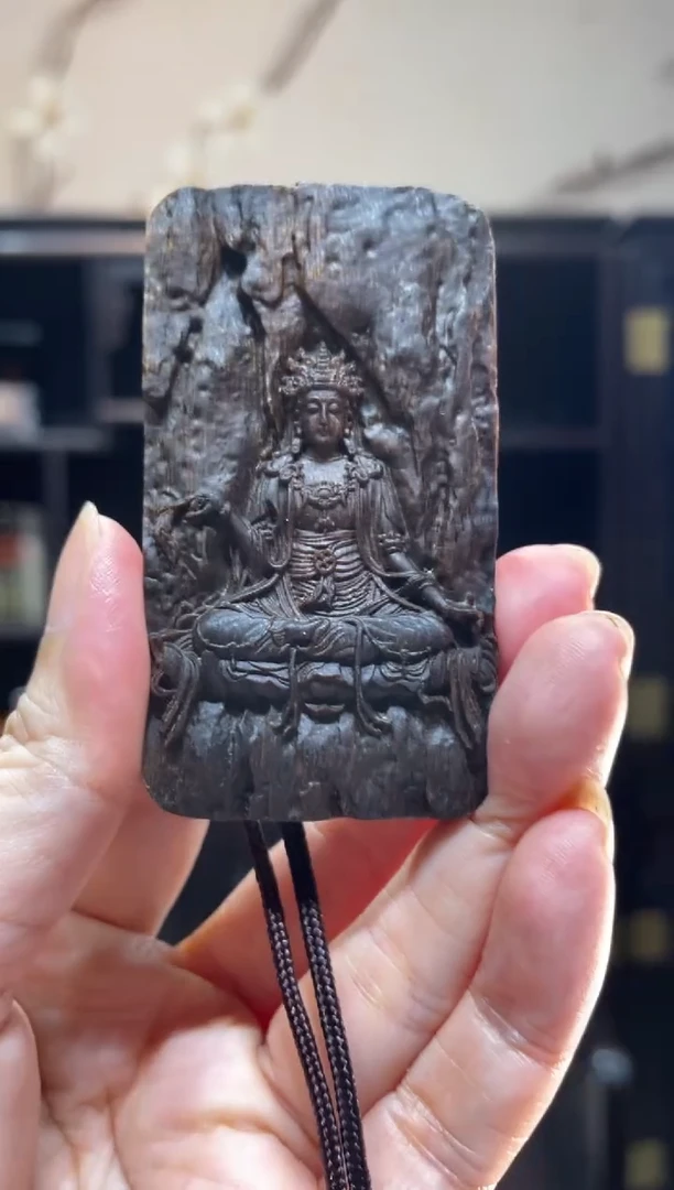 【闪购商品】木越南芽庄绿棋观音沉水级牌子