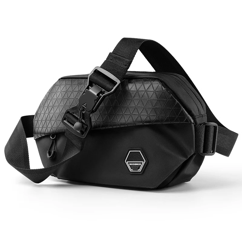 洛克兄弟摩托车腰包骑行装备机车长途摩旅通勤休闲收纳骑士斜挎包