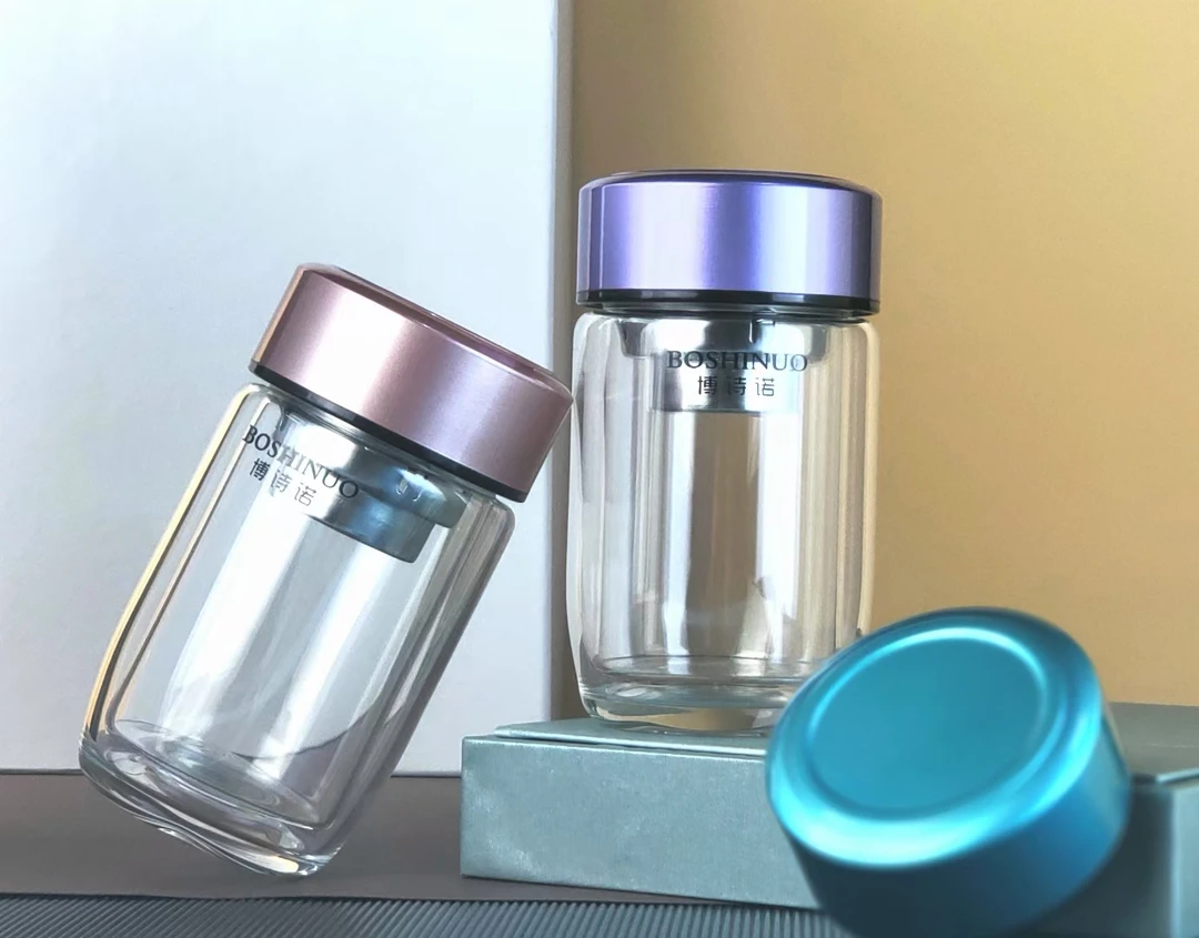 2024新款单层花茶透明泡茶杯