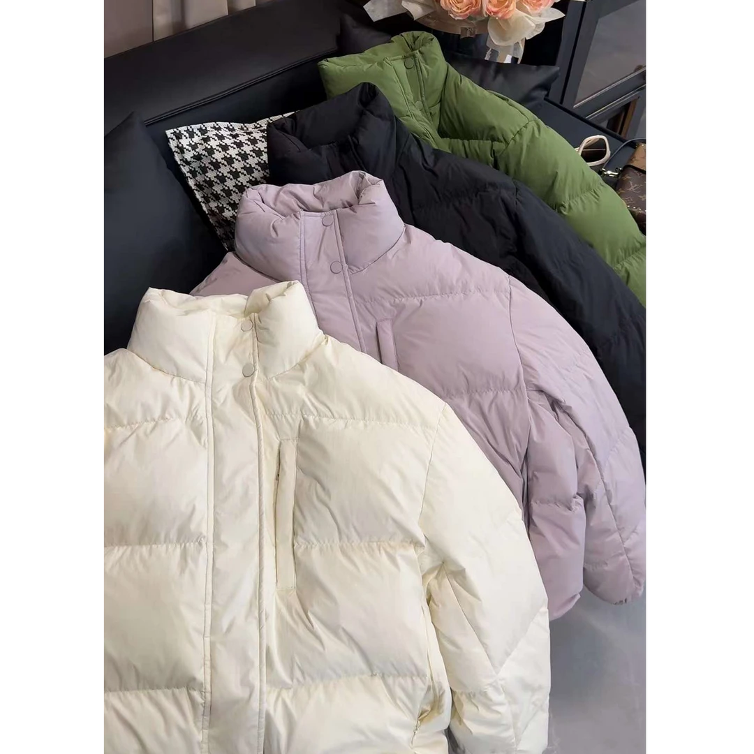 TY7 【暖冬】一件可以过冬的简约百搭立领羽绒服(衣长58)