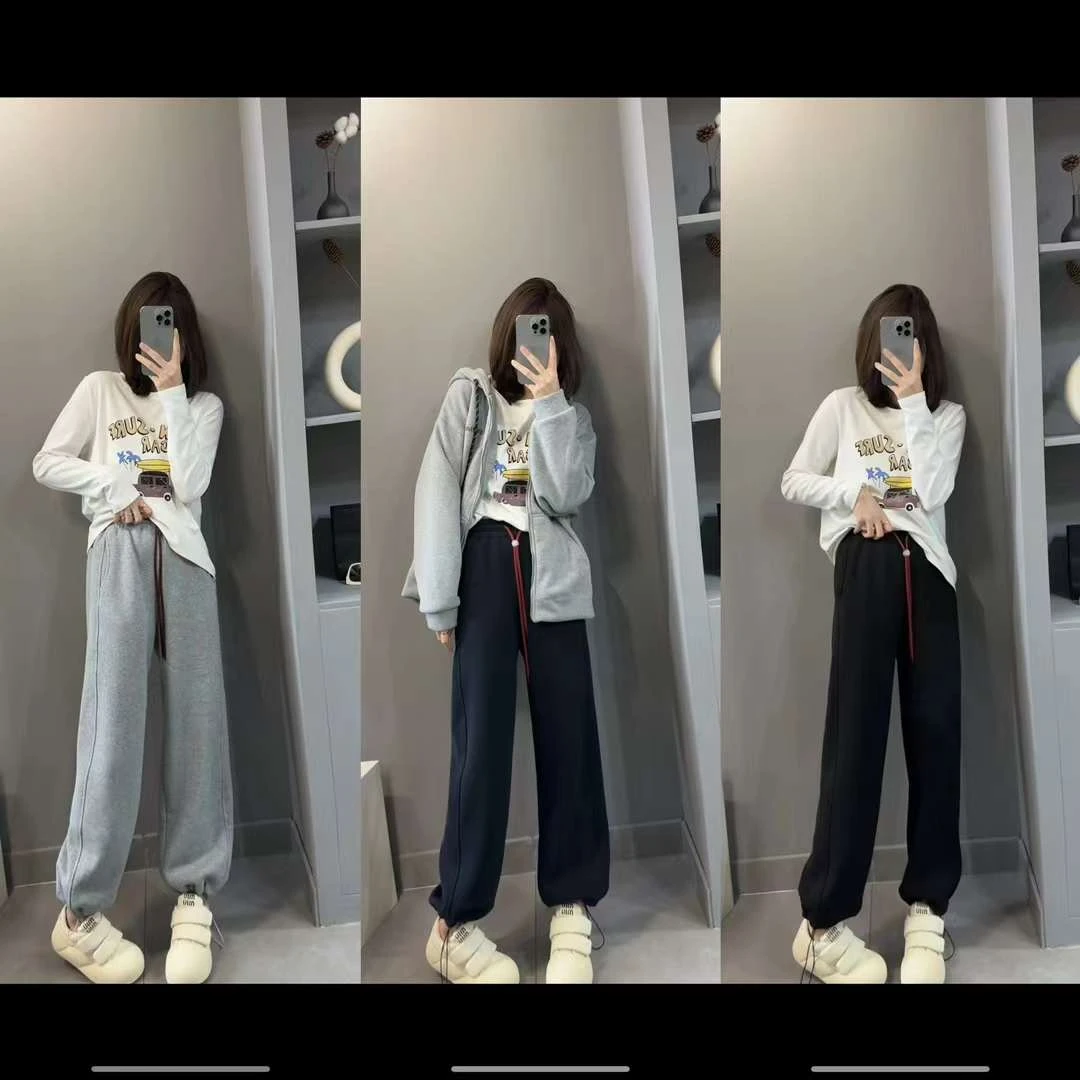 TY7 【加绒曼巴】定制款欧货立裁加绒加厚曼巴运动裤（裤长96起）