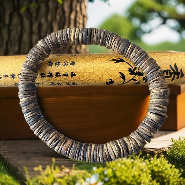 沉香药片手串99沉水、沉水药片珠棋楠沉香沉香金钱片手串多样性发1