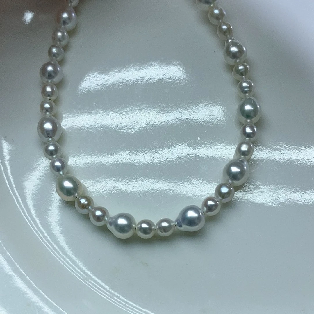 淡水珍珠手链银S925镶嵌