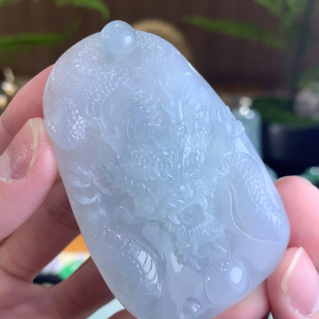 【闪购商品】翡翠吊坠(不含链)未镶嵌龙*哥