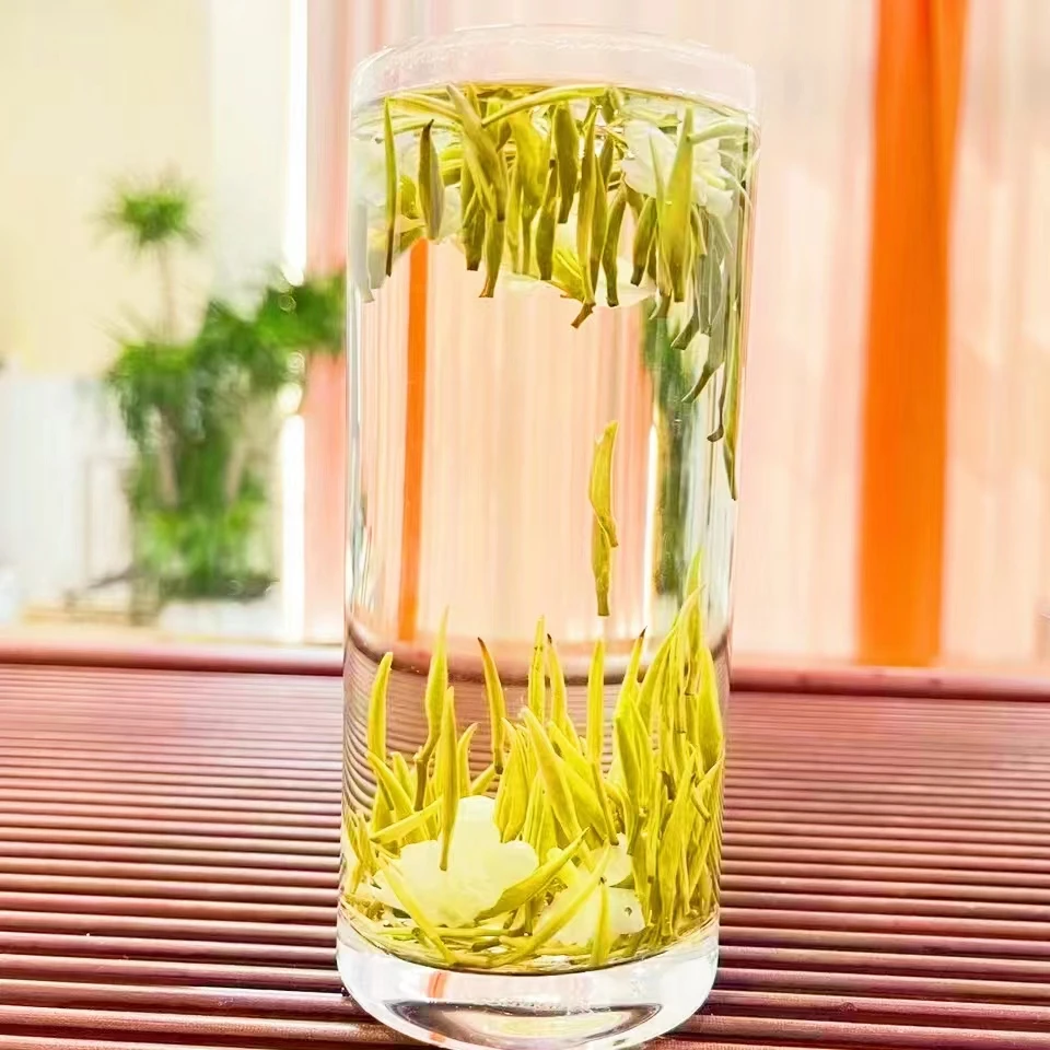 浓香型茉莉花茶毛尖茉莉兰妃广西横县花茶白毫银针袋装散装125克