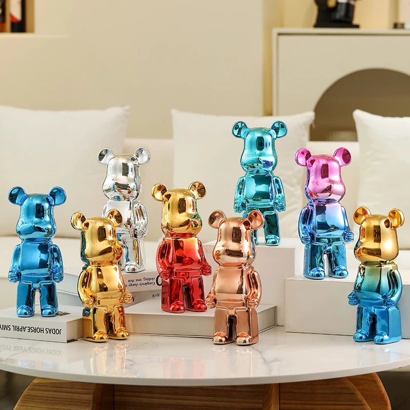 《菲特专属》28厘米陶瓷摆件电镀存钱罐客厅玄关电视柜