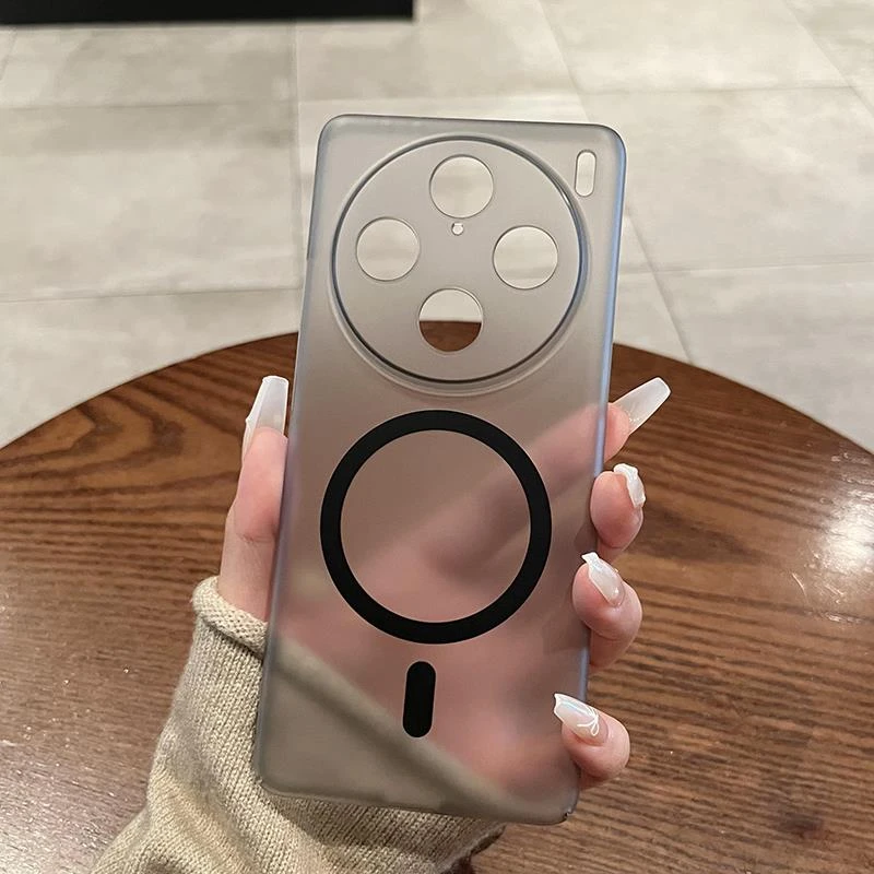 高级感超薄透黑适用oppo findx8磁吸magsafe无线充电X7 Ultra手机