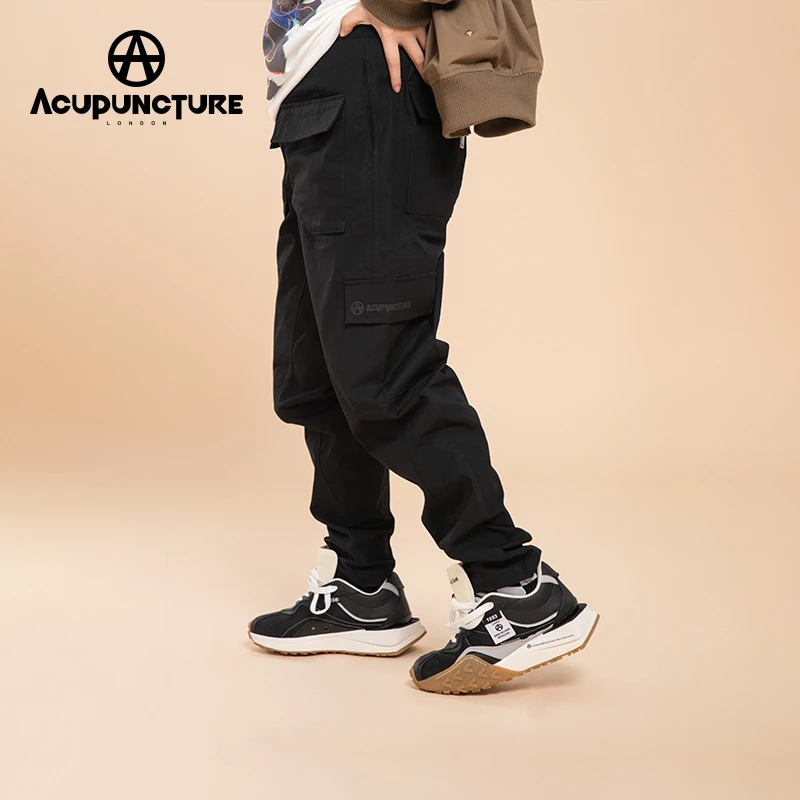 Acupuncture爱克佩特2023秋冬多口袋潮酷硬朗个性工装裤122M83210