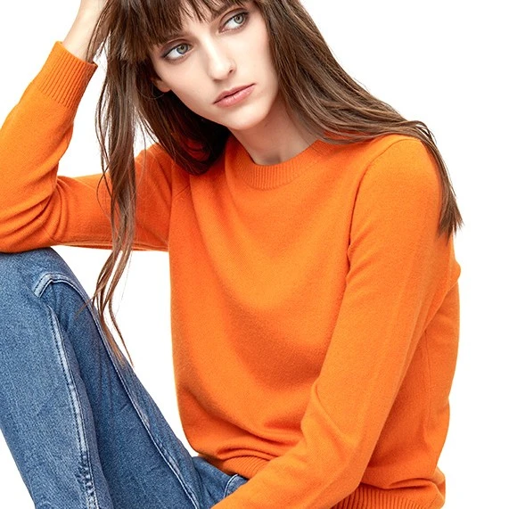 必入【天花板原版】新款羊绒圆领打底衫99-005