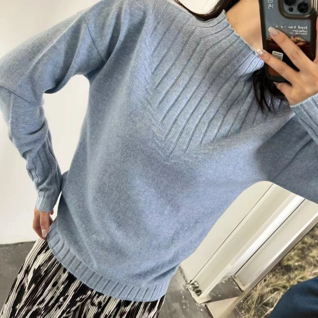 女款半高领羊绒套头衫21G-2031