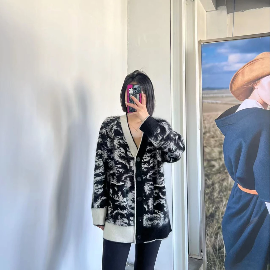 秋季新款女款拉毛开衫JHL-23816