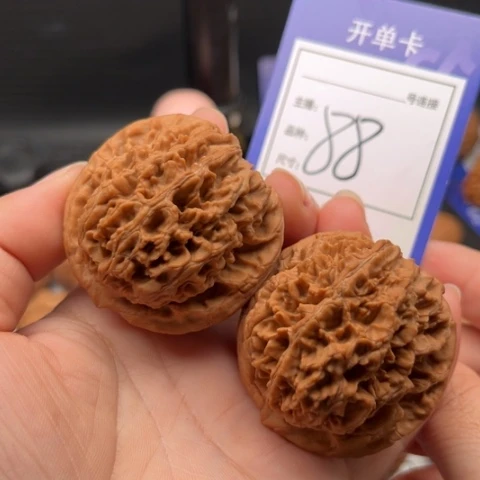 文玩核桃把件45大花全 88