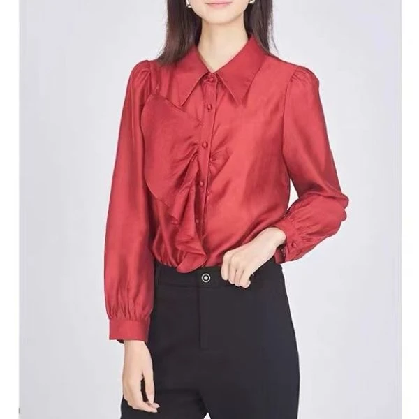 TL4322520回味依衣时尚显瘦遮肉气质百搭设计师女装小衫