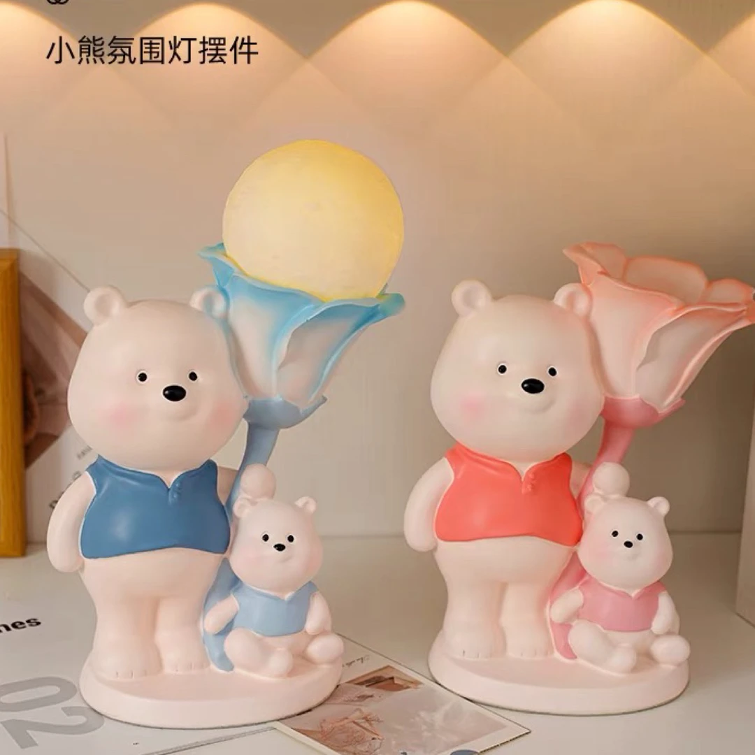 创意夜灯卧室床头客厅摆件家居饰品送闺蜜生日礼物桌面装饰卡通