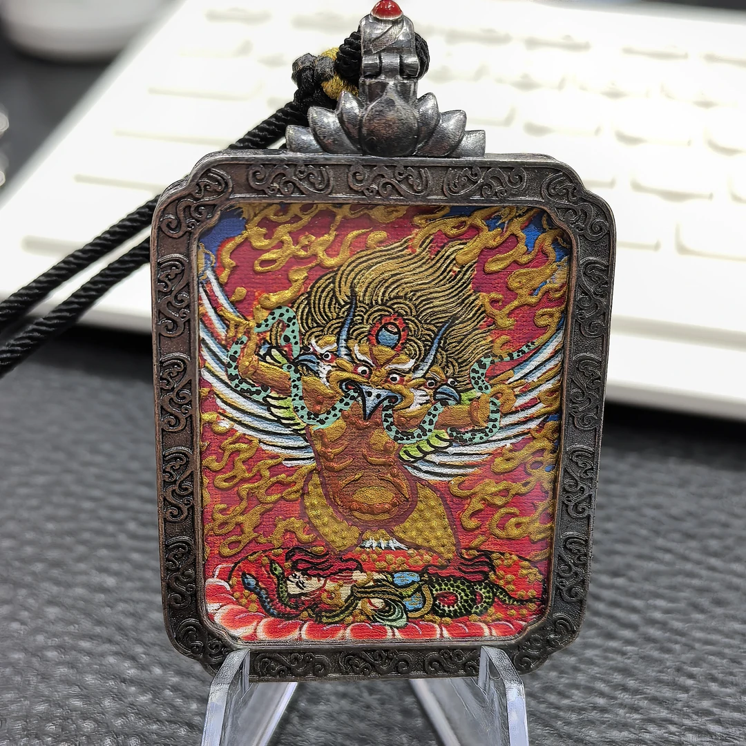 合金吊坠 壹加|时尚大P鸟唐卡吊坠