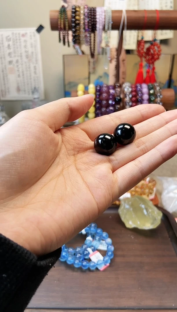 【闪购商品】水晶单珠未镶嵌a90金运石15m